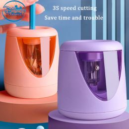 Sharpeners Electric Auto Pencil Sharpener Usb Rechargeable Boy Girl Pencil Sharpener Pencil Colour Pencil School Office Home Stationery