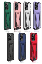 Kickstand case TPU PC 2 in 1 phone cover for iPhone 13 pro max SAM A12 A02S A32 5G A22 4G S21FE1069600