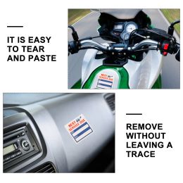 Label Sticker Maintenance Labels Stickers Adhesive Car Oil Change Reminding Auto Water-proof Service Removable