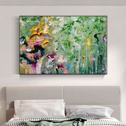 Large Nordic Green Abstract Wall Canvas Painting Hand Painted Green Texture Thickl Oil Painting Green Painting Modern Living Room Abstract Painting Minimalist Art