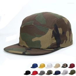 Ball Caps Cotton 5 Panel Camoufalge Baseball Cap Snapback Bone Gorras Hombre Originales Camo Hip Hop Hats For Men Women