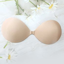 Bikini Invisible Bra Nipple Cover Silicone Push Up Bra for Wedding Party Sticky Accessories with Transparent Straps Bralette Cup