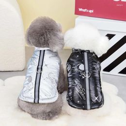 Dog Apparel Clothing With Traction Buckle Waterproof Cotton Vest Bixiong Bomei Teddy Pet Warm In Autumn And Winter