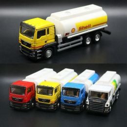 1/64 Scania MAN Tow Truck, Garbage Trailer Truck Oil Tanker Toy Car Model, RMZ CiTY Alloy Engineering Miniature, Gift For Boy