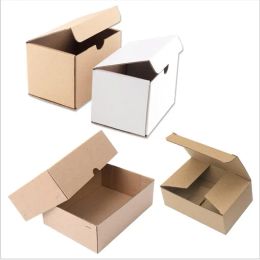 Mailers 10pcs Thicken Shipping Packaging Box White Brown Corrugated Box Electronic Accessories Fragile Items Jewellery Packing Paper Box