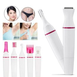1PC 5 In 1 Women Electric Epilator For Eyebrow Underarm Bikini Leg Hair Remover Shaver Razor Depilador Feminino Multifunction
