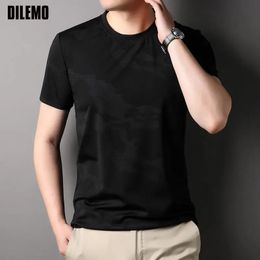 Top Quality Summer Brand Tops Trendy Fashion Street Basic Tshirt For Men Designer Short Sleeve Casual Clothes 240320