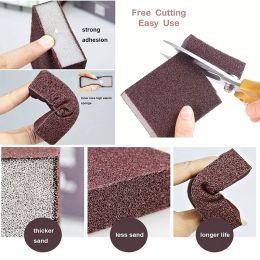 1/2/4/5/6/8Pcs Nano Eraser Sponge Carborundum Removing Rust Cleaning Brush Descaling Clean Rub Cooktop Pot Kitchen Tools Sponge