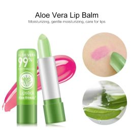 12pc/SET 3.5g Colour Changing Tinted Lip Balm Lipstick Aloe Vera Lipstick Moisturising Long Lasting Lipsticks lip balm wholesale