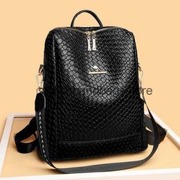 Backpack Style Fashionable and trendy backpack with zipper new model for womens outdoor use practical large capacity simple high-end beautiful H240403