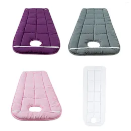 Pillow Massage Table Pad With Hole Breathable For SPA Beauty Soft And Comfortable Polyester 27.56inchx72.83inch Thickened Mattress