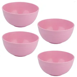 Forks Cereal Bowl Set Lightweight Wheat Fibre Bowls Of 4 For Kitchen Microwave &Dishwasher 24oz Soup Dessert And