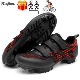 Boots Mtb Cycling Shoes 2022 Men Professional Selflocking Bicycle Sneakers Mtb Flat Cleat Racing Women Road Bike Shoes Free Delivery