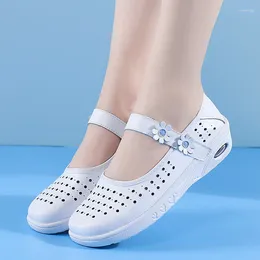 Casual Shoes Breathable Sneakers Women Flats Lady Loafers Slip-On For Female Non-Slip Soft White Work