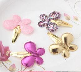 Baby Girls Hair Accessories Sequins Heart Butterfly Barrettes Glitter Stars BB Clip Hair Clips Kids Children Hairpin Whole4746168