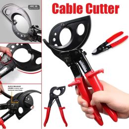 Ratchet Cable Cutter, Heavy Duty Aluminium Copper Ratchet Wire Cutter up to 400mm² HS-520A