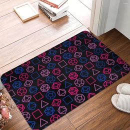 Carpets Dice Bi Edition DND Game D20 D&D Non-slip Doormat Carpet Living Room Kitchen Mat Prayer Home Decor