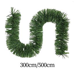 Decorative Flowers Artificial Christmas Garland Decorations Hanging Holiday For Railing Table Indoor Outdoor Winter Outside