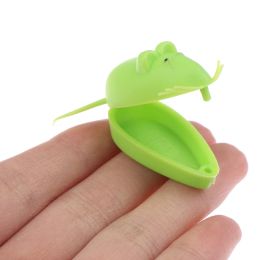 5Pcs Cute Mini Mouse Shape Plastic Save Milk Teeth Storage Box Baby For Boy Girl Gift Kid Tooth Random Colour