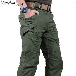 Men's Pants Tactical Cargo Men Outdoor Waterproof SWAT Combat Military Camouflage Trousers Casual Multi Pocket Male Work Joggers 5XL