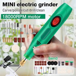 110-240V Mini Drill Polishing Engraver Pen Grinder Electric Rotary Tool Grinding Machine Miniature Household Tool