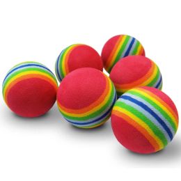 Balls NEW 30pcs/bag EVA Foam Golf Balls Red Rainbow Sponge Indoor Practise Training Aid