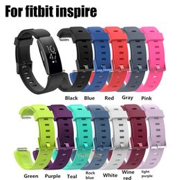 New For Fitbit InspireInspire HR Smart Watch Strap Band Sport Silicone Wristband for Fitbit Inspire Heart Rate Watch band4105567