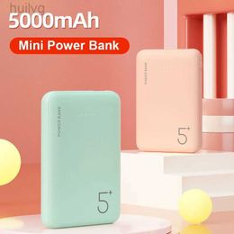 Cell Phone Power Banks 5000mAh Ultra Silm External Battery Polymer Powerbank Portable Phone Charger Type C Power Bank For iPhone Mi Power bank 2443