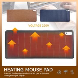 Carpets Intelligent Heated Electric Heating Pad Office Desktop Mouse Waterproof Computer Desk Keyboard Winter Articles