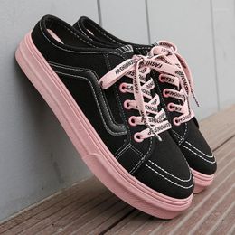 Fitness Shoes Canvas Women 2024 Spring And Aummer Women's Lace-up Casual Without Heel Half Support One Pedal Lazy 789