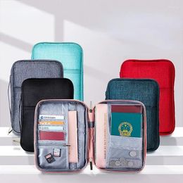 Storage Bags Wallet Card Case Passport Organiser Travel Document Portable Waterproof Bag Accessories