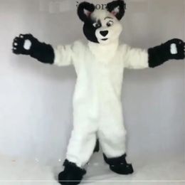 2024 Dog Mascot Costume Party Fursuit Furry Suits Long Fur Fox Party Game Cartoon Dress Outfits Carnival Halloween Easter Ad Clothes