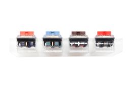 Acrylic Switch Tester 14 Kailh choc low profile switch RGB for Mechanical Keyboard Pink Jade Navy Crystal Red Pro Silver Orange