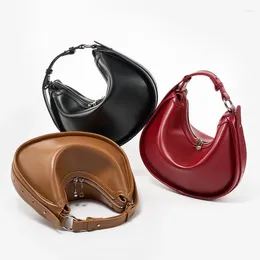Shoulder Bags Half Moon Zipper For Women Bag Female Niche Brand Design Bolsas Feminina Crossbady Bolsos Mujer Hobos Handbags