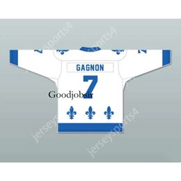 Gdsir Custom MARC GAGNON 7 LE NATIONAL DE QUEBEC HOCKEY JERSEY- LANCE ET COMPTE NEW Top Ed S-M-L-XL-XXL-3XL-4XL-5XL-6XL