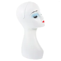 Decorative Plates Hat Stand Holder Head Model Wigs Display Organiser Mannequin Plastic Styling Storage