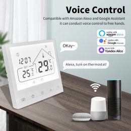 Tuya WiFi Smart Thermostat LCD Display Electric Floor Heating Water/Gas Boiler Temperature Remote Controller Alexa Google Alice