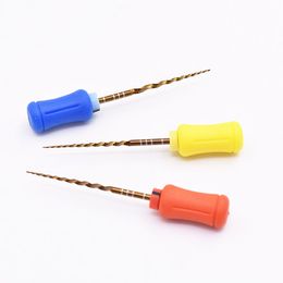 6 PCS/Pack Dental Hand Use Files 21/25mm Niti Super Gold Endodontic Root Canal Files Dentist Tools Instruments