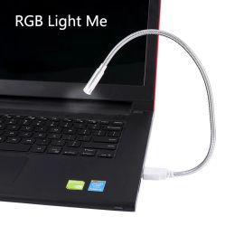 USB Book Lights Portable Flexible Adjustable LED Light for Computer Laptop Keyboard Lighting Reading in Bed Mini Desk Lamp