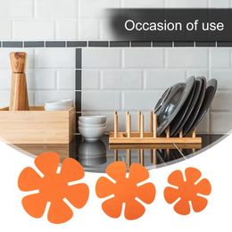 Table Mats 12pcs Felt Pad Pot Pan Protector Anti Scratch Non Stick Cookware Utensils Tool Placemat Kitchen Accessories