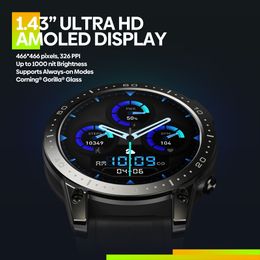 Zeblaze Ares 3 Pro Smart Watch Ultra HD AMOLED Display Voice Calling 24H Health Monitor 100+ Sport Modes Smartwatch