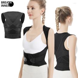 Women's Shapers Back Brace Posture Corrector For Women And Men Adjustable Breathable Straightener Shoulder Supporter