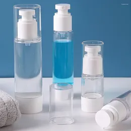 Storage Bottles 15/30/50/80ml Vacuum Liquid Foundation Travel Bottle Eye Cream Portable Refillable Cosmetics Split