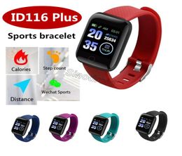 ID116 Plus Smart Bracelet Wristbands Fitness Tracker Heart Rate Monitor Sedentary Remind Wristband Bracelets Smartwatch Waterproof9230795