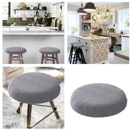 Chair Covers Round Stool Cover Household Dust Swivel Seat Protective Wheelchair Cushions