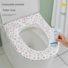 Toilet Seat Covers Portable Cushion Enjoy Dryness Equipped With Elasticity Positive And Negative Double-sided Elastic Rubber