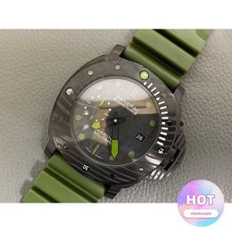 Designer Watchuhren für Herren Mechanical Automatic Bewegung Sapphire Mirror 47mm Gummi -Uhrband -Sportgelenkwachen Titc Weng
