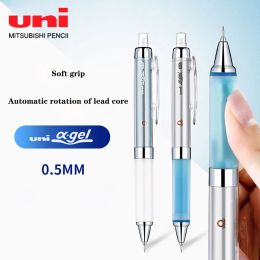 Pencils Japan UNI Mechanical Pencils Kuru Toga Soft Grip Rubber Lead Core Rotation Anti Broken Core 0.5mm Movable Pencil M5858GG