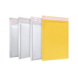 Mailers 30 Pieces White Pearl Film Bubble Bag Delivery Packaging Shockproof Goods Gift Storage Envelopes Padding Courier Mailers Pouch