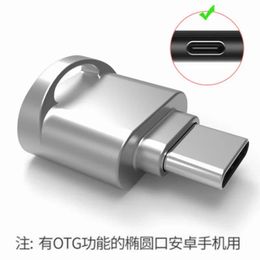 2024 Portable USB 3.1 Type C Card Reader USB-C TF Micro SD OTG Adapter Type-C Memory Card Reader For Samsung Macbook Huawei LeTV